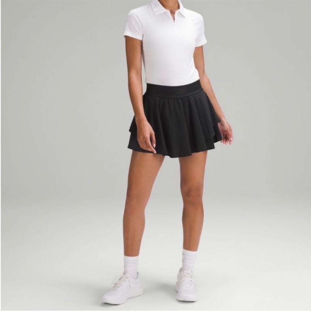 Lululemon Athletica Black Skater Mini Skirt